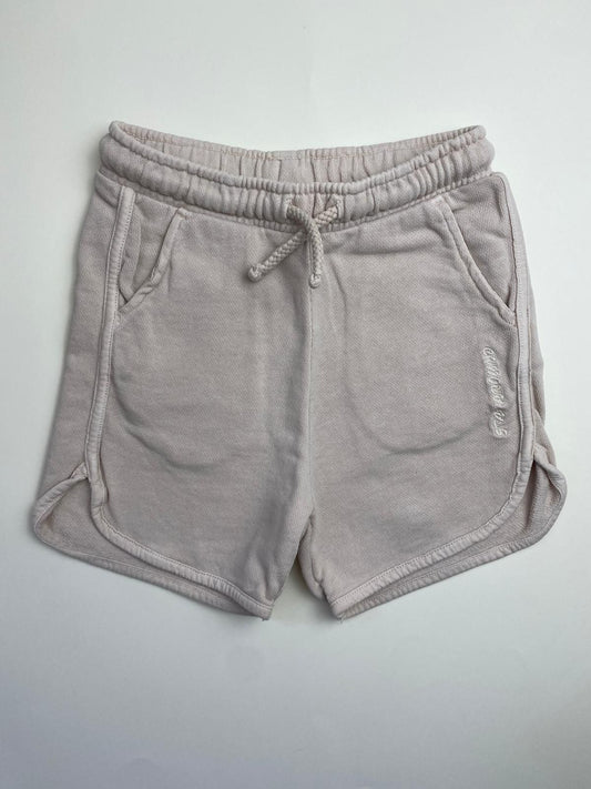 Shorts in Felpa con Coulisse e Ricamo