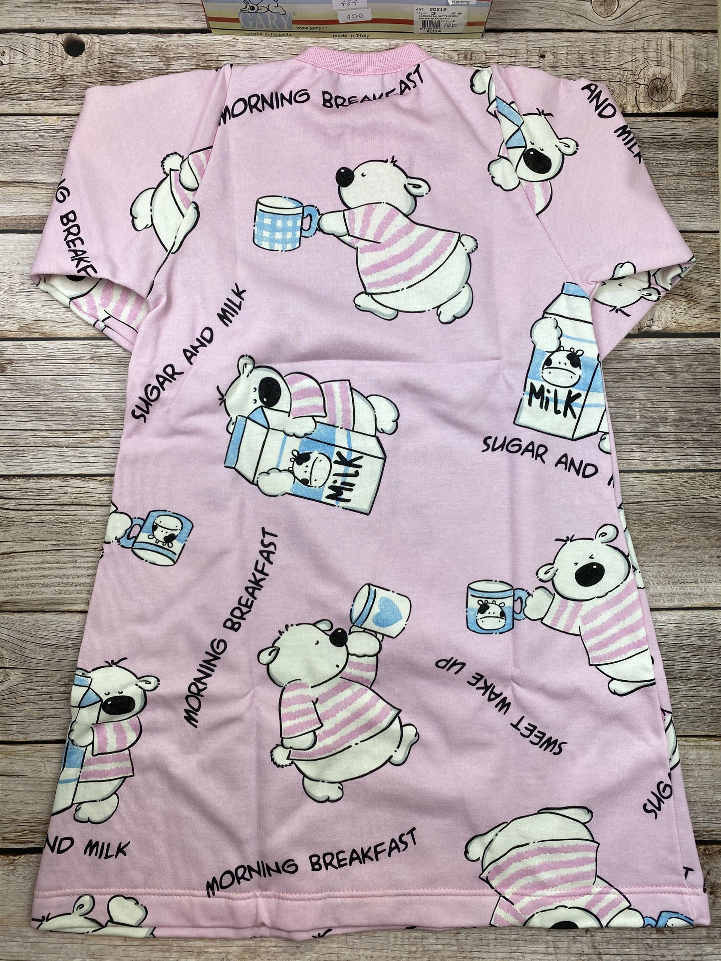 Camicia da notte manica lunga