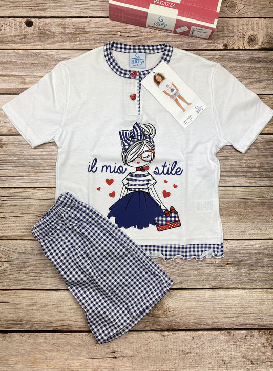 Pigiama manica corta e pantaloncino
