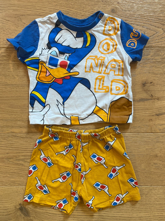 Set Maglietta e Pantaloncini Paperino