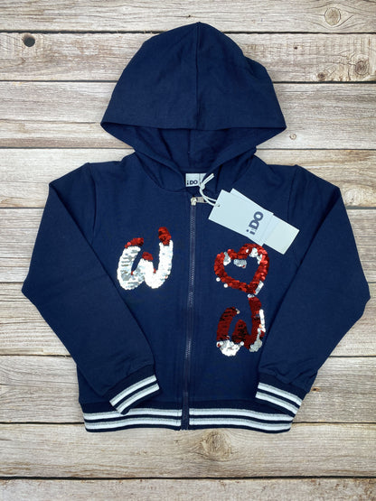 Felpa con zip e cappuccio