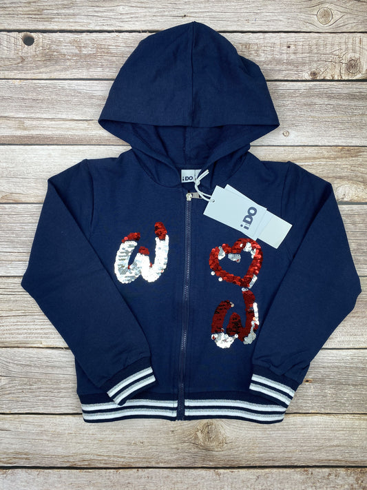 Felpa con zip e cappuccio