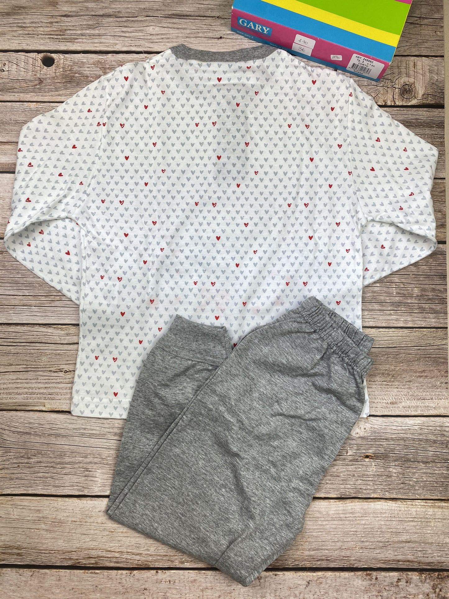 Pigiama manica lunga e pantalone
