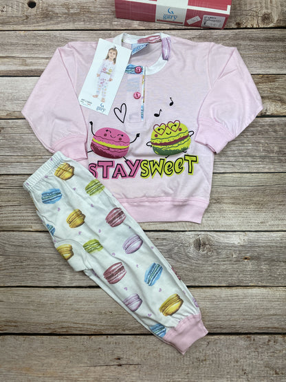 Pigiama manica lunga e pantalone
