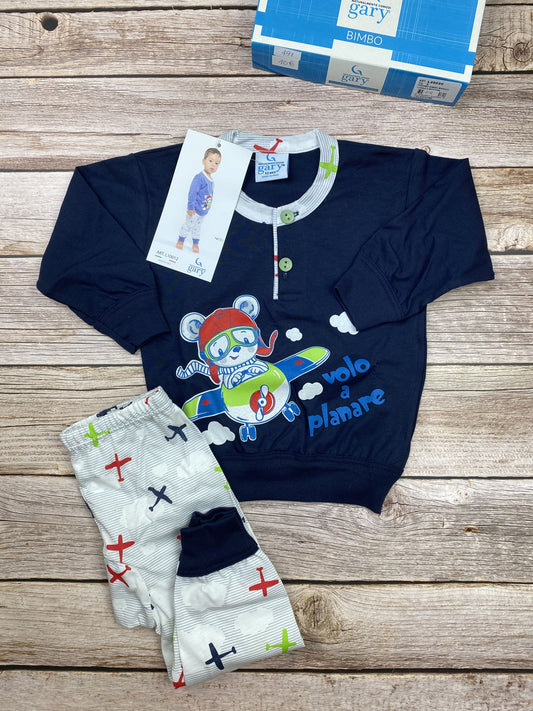Pigiama manica lunga e pantalone