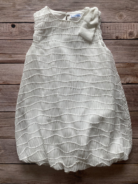 Vestito senza manica a palloncino