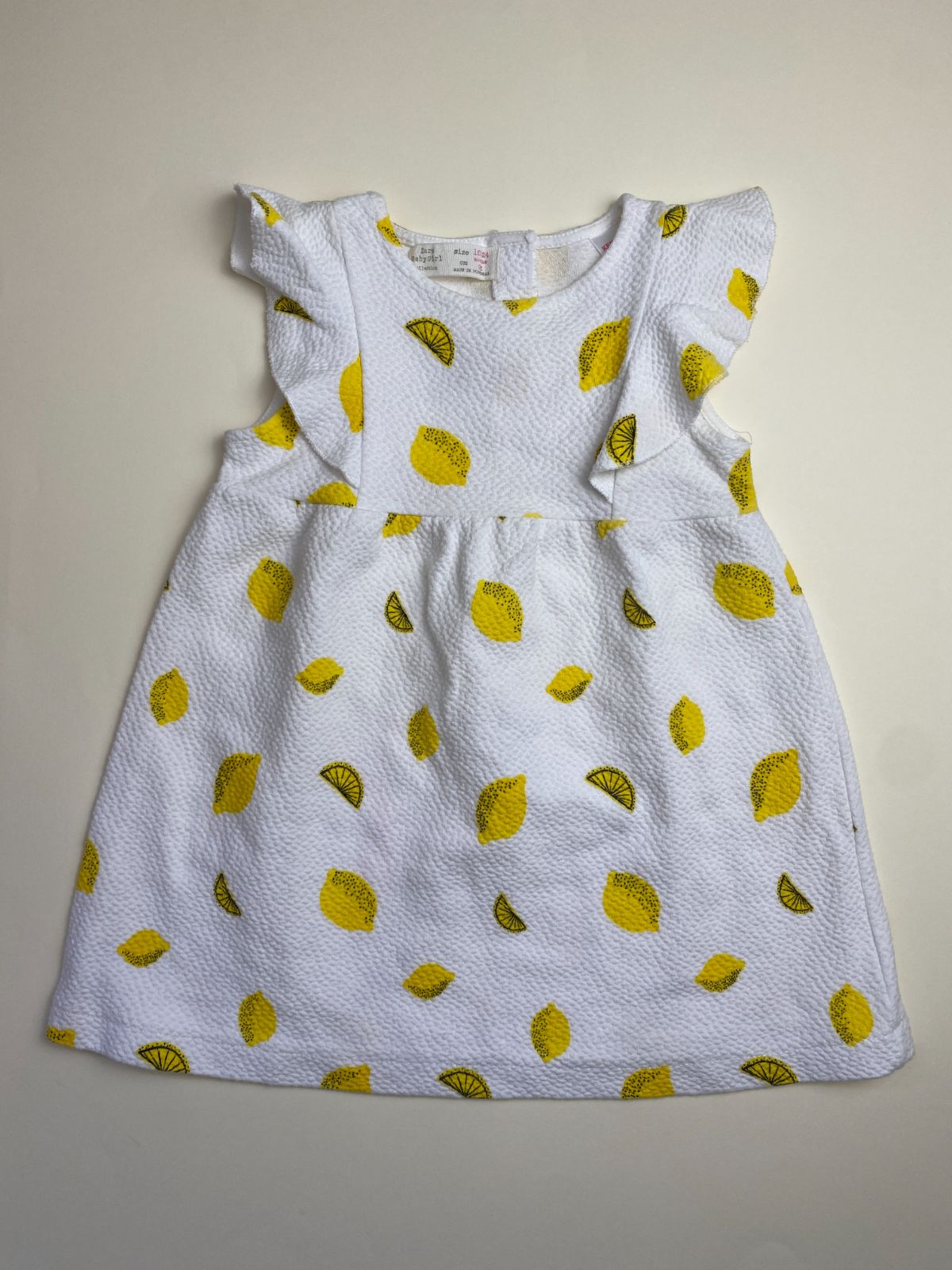 Vestito neonata senza maniche