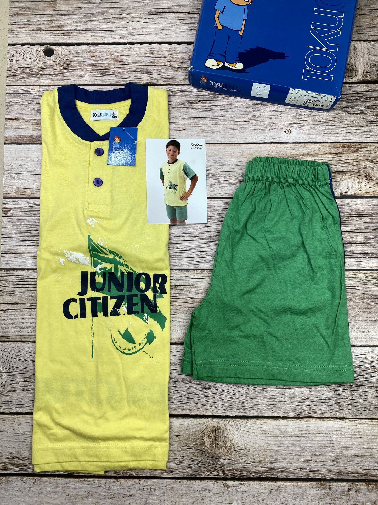 Pigiama manica corta e pantaloncino