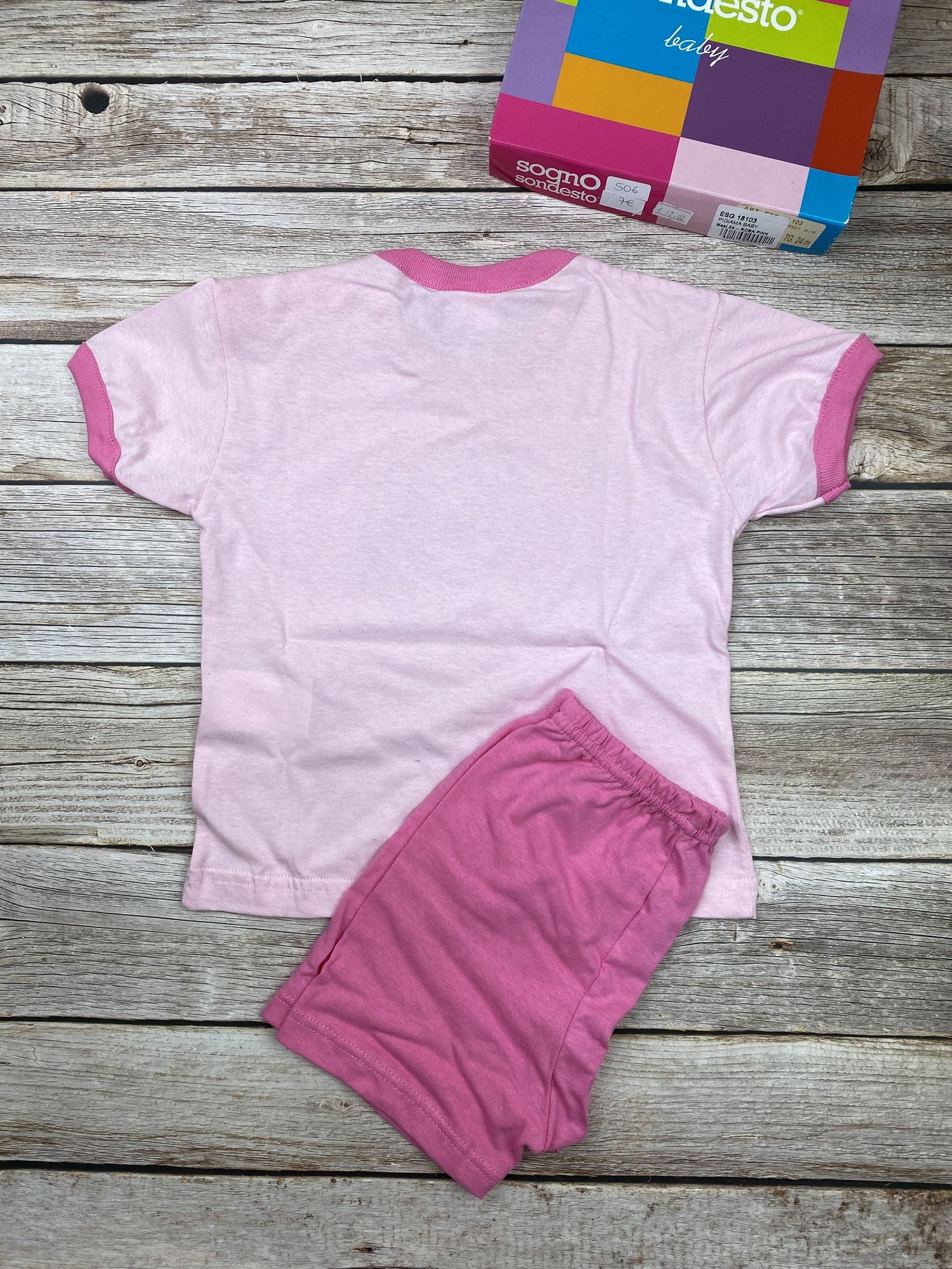 Pigiama manica corta e pantaloncino
