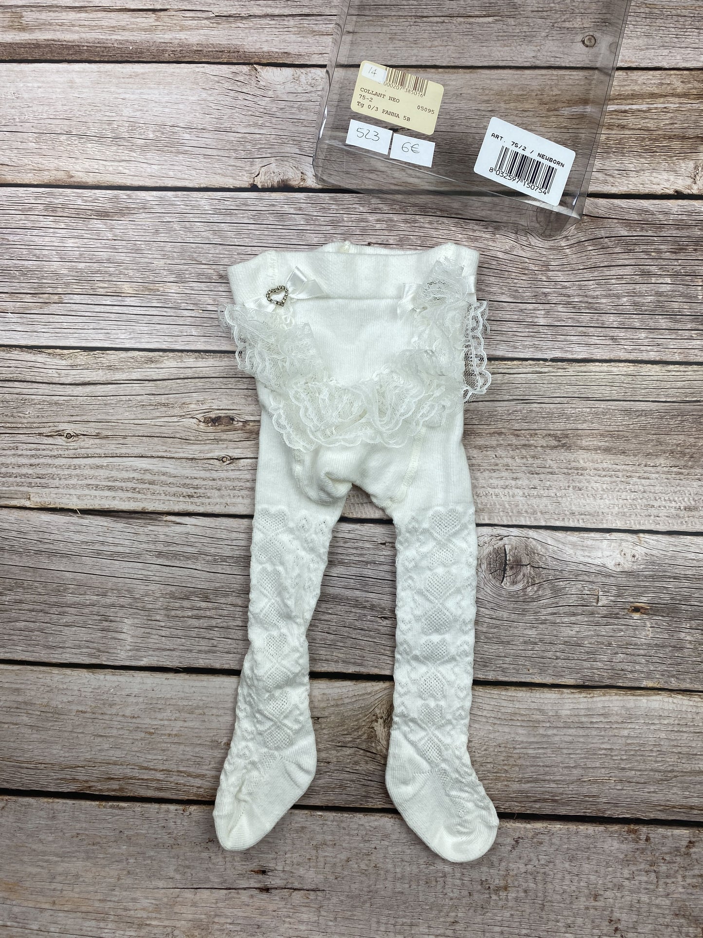 Collant con pizzo