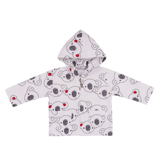 Felpa con cappuccio e zip