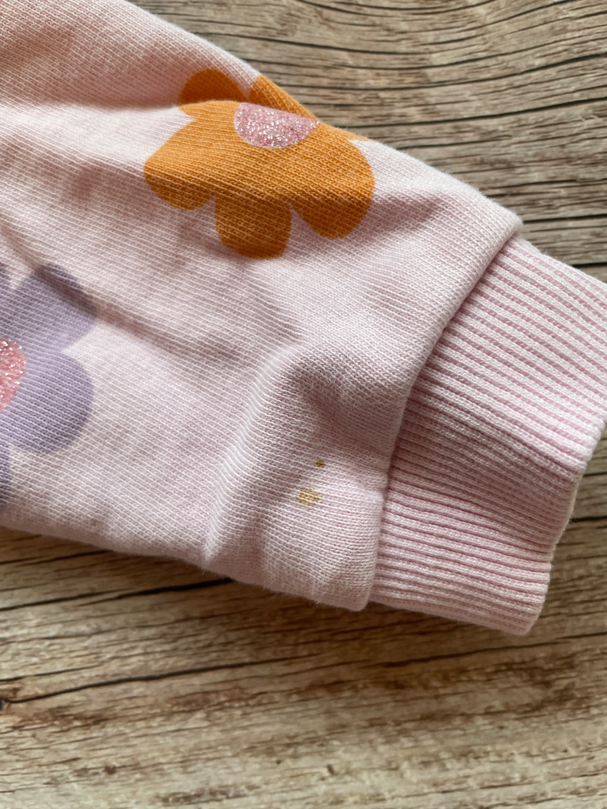 Completo Bambina Rosa con Fantasia Floreale