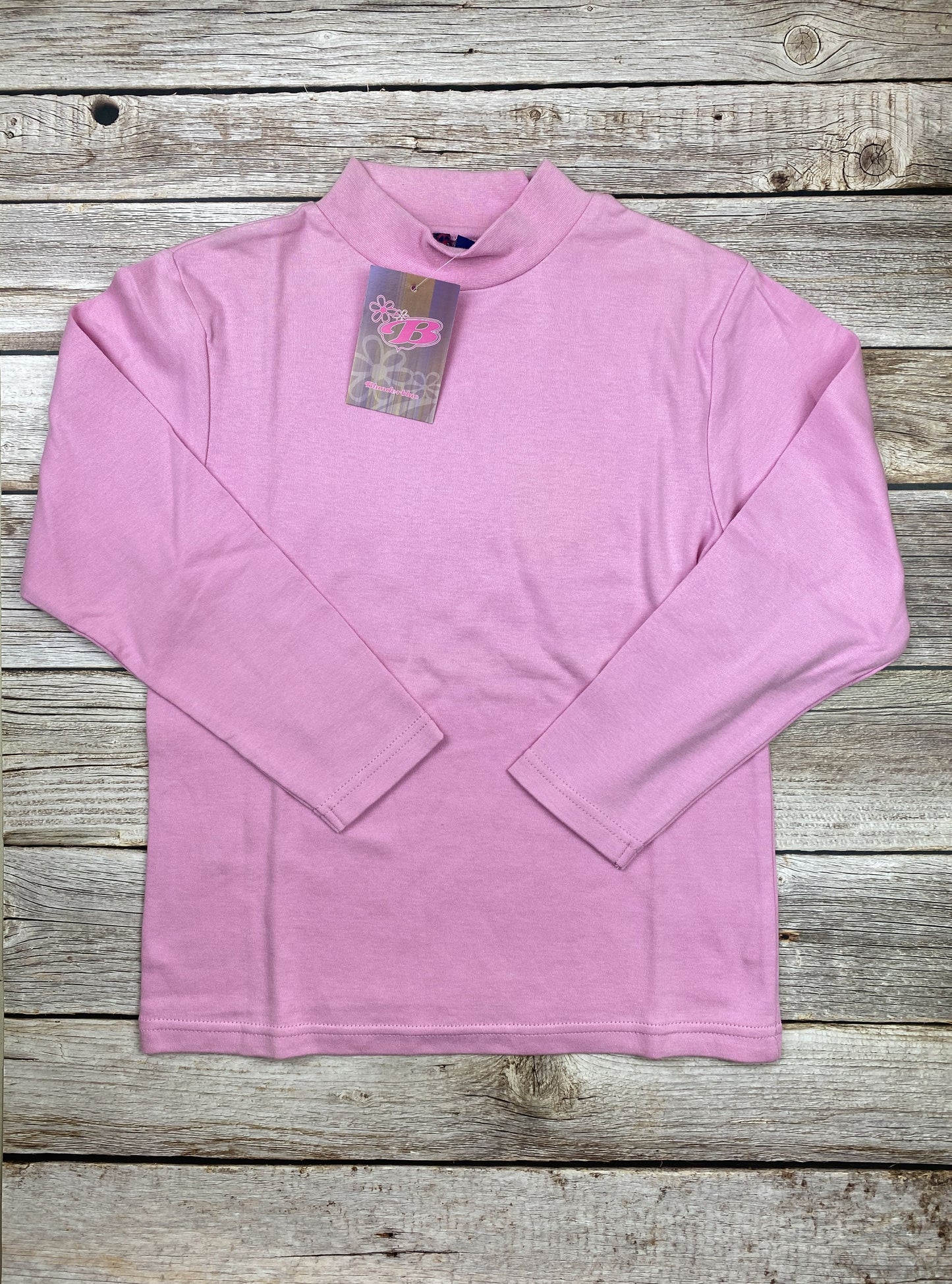 T-shirt manica lunga e collo alto