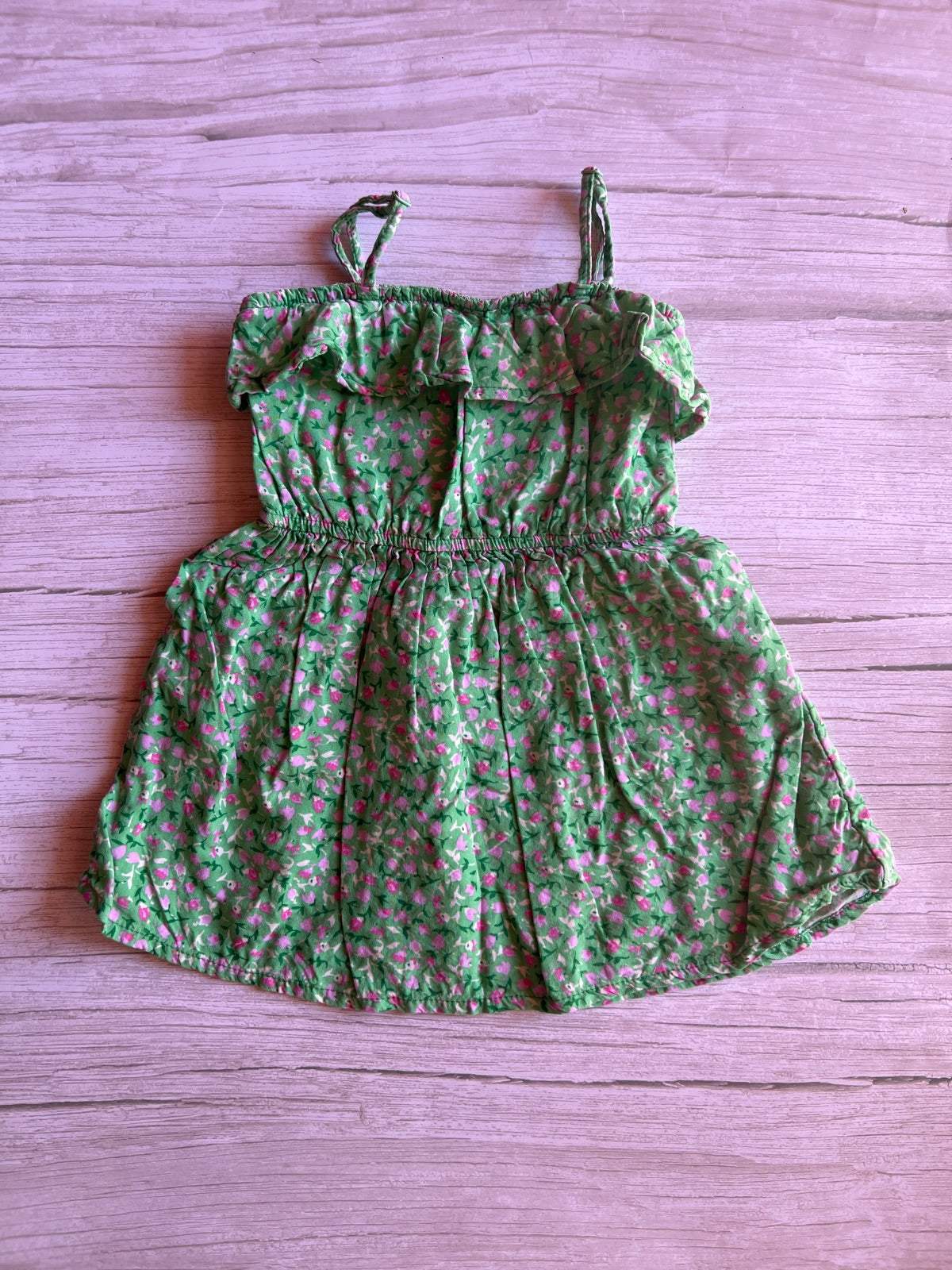 Vestito bambina con stampa floreale