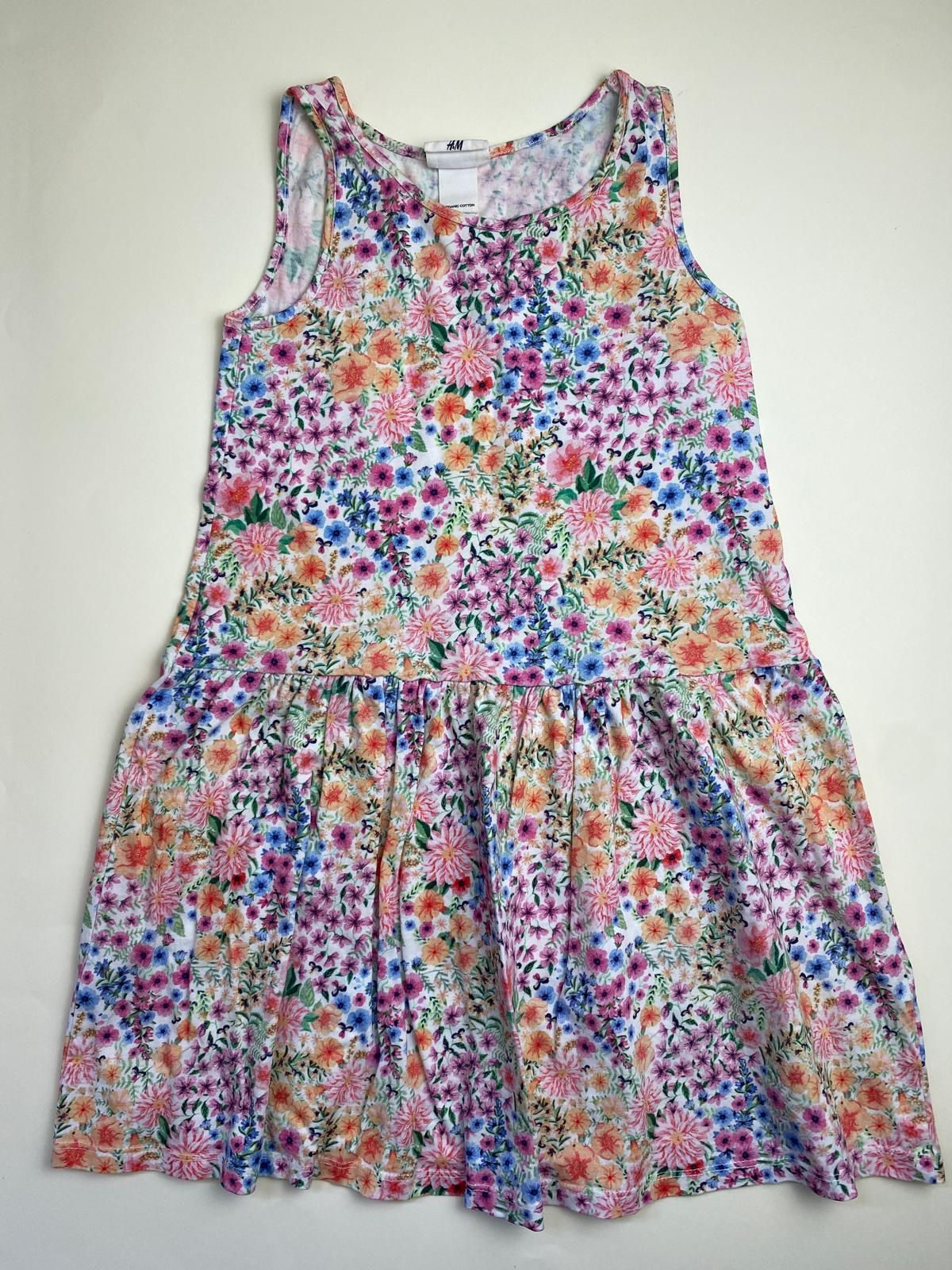 Vestito estivo floreale senza maniche