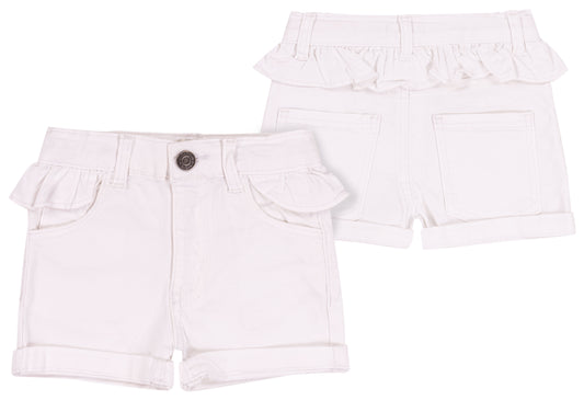 Pantaloncino in tela di cotone stretch