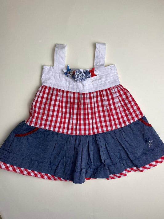 Vestito estivo per bambina senza maniche