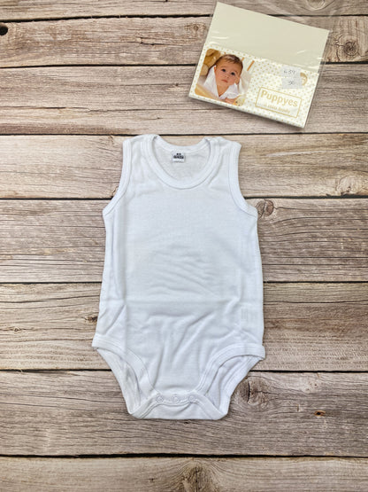 Body senza manica 100% cotone