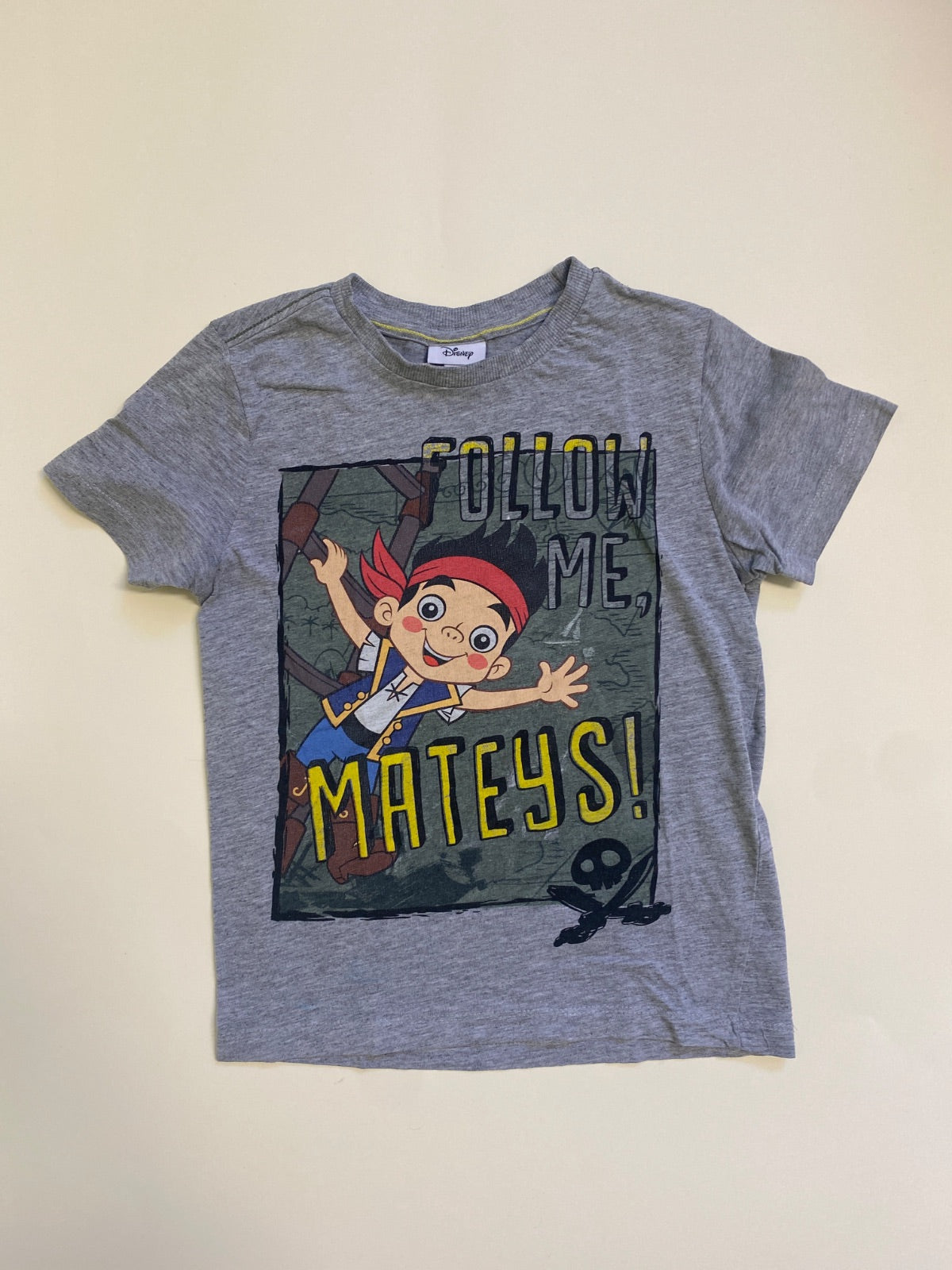 Maglietta Bambino Disney Jake e i Pirati Grigia