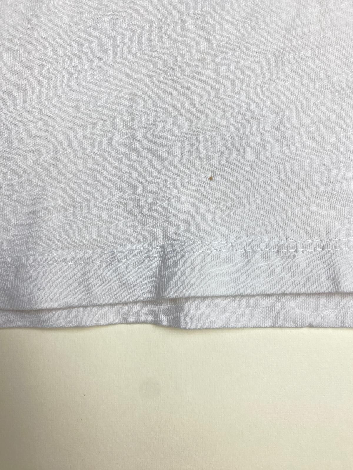 T-shirt Bambina Bianca con Stampa Arcobaleno e Volant