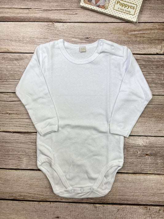 Body manica lunga 100% cotone
