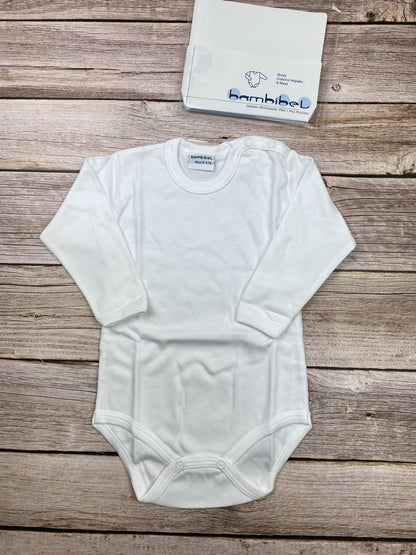 Body manica lunga 100% cotone garzato