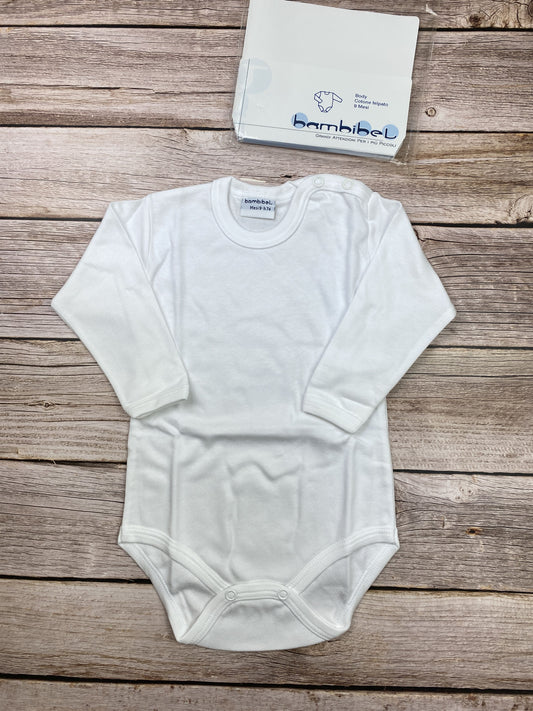 Body manica lunga 100% cotone garzato