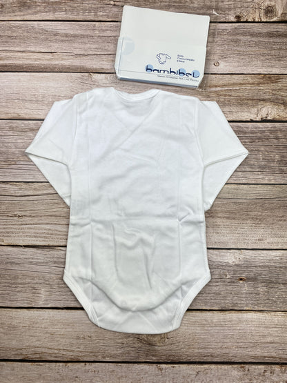 Body manica lunga 100% cotone garzato