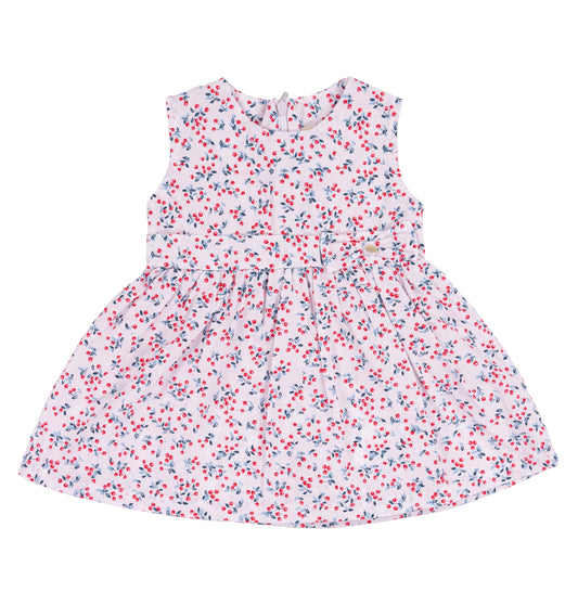 Vestito estivo bambina con stampa ciliegie