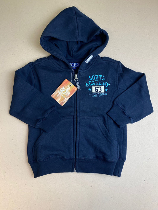 Felpa con zip e cappuccio