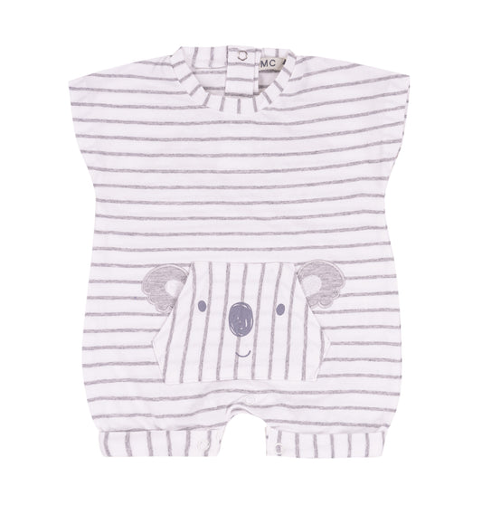 Tutina in cotone a righe