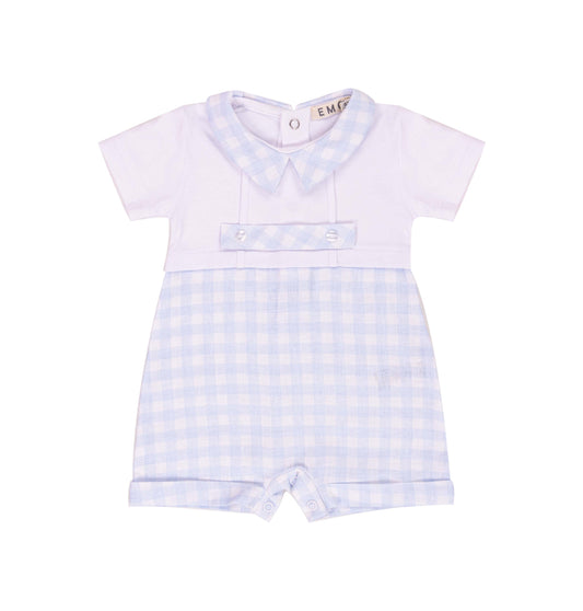 Tutina in cotone a quadretti