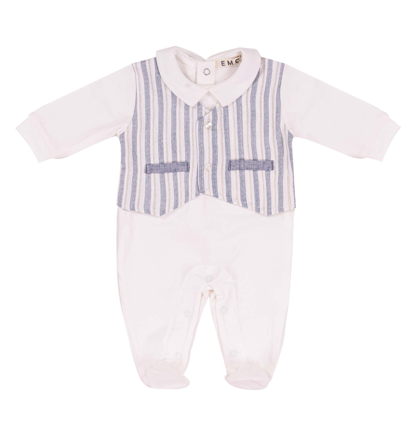 Tutina con piedini in cotone