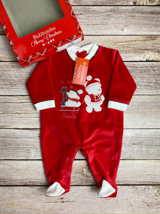 Tutina in ciniglia natalizia