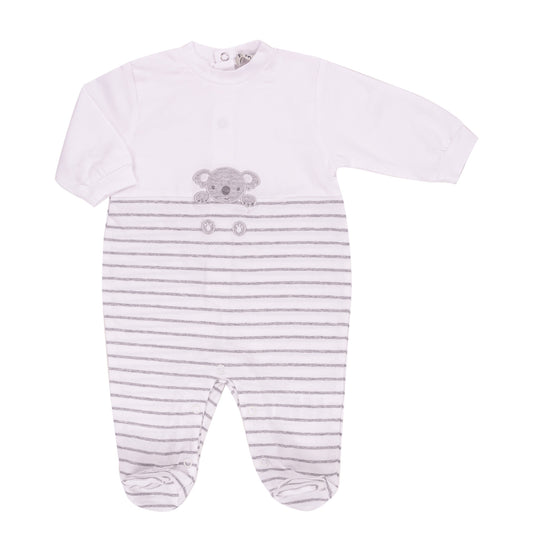 Tutina con piedini in cotone