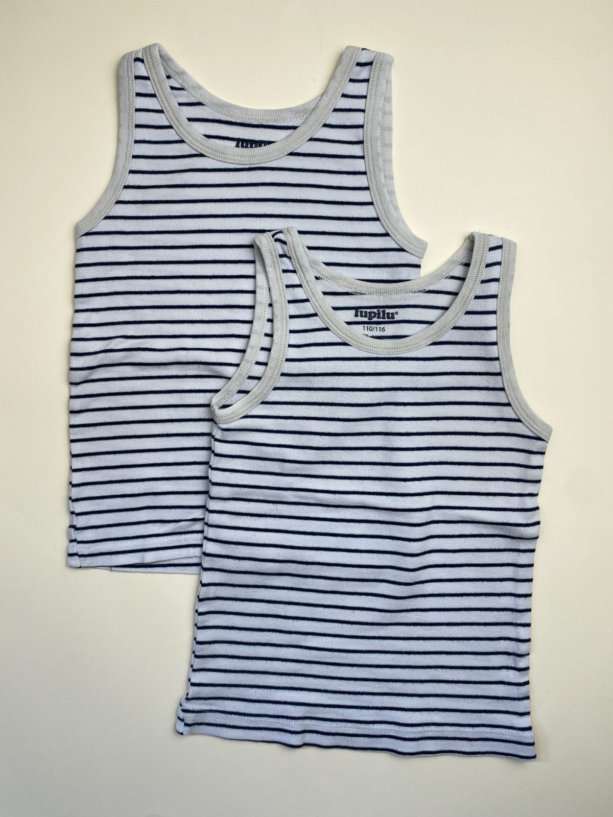 Set 2 Canottiere a Righe per Bambini