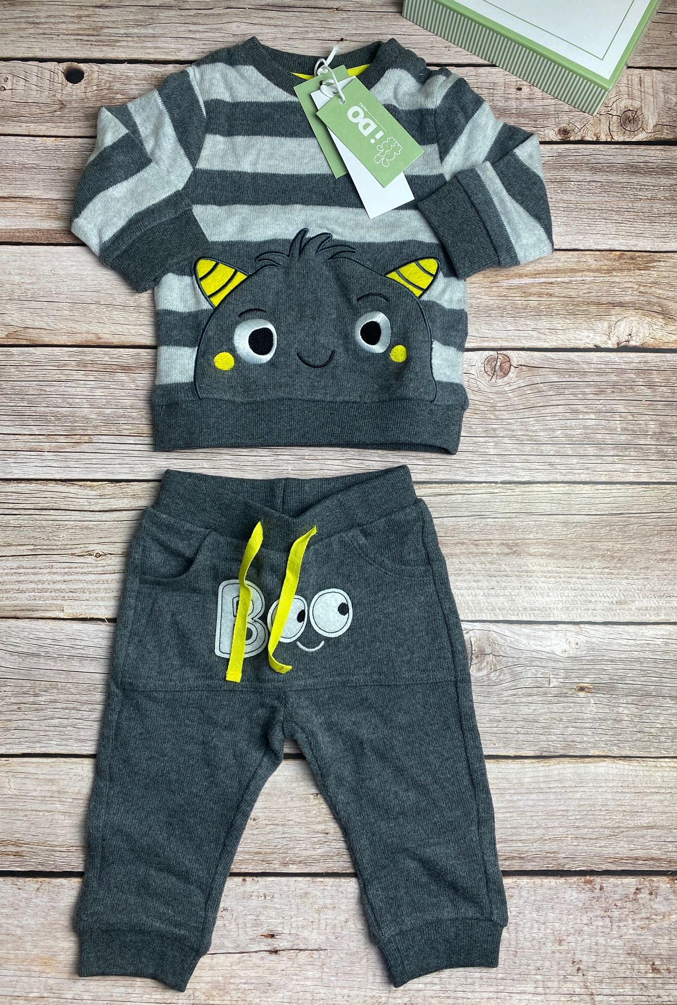 Set maglione e pantalone in cotone