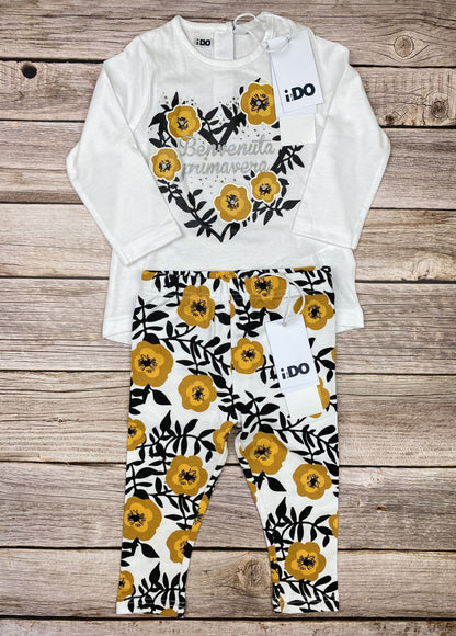 Set t-shirt manica lunga e leggings