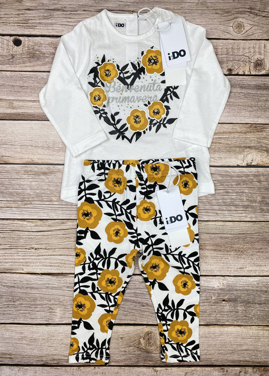 Set t-shirt manica lunga e leggings