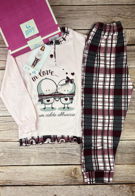 Pigiama manica lunga e pantaloni