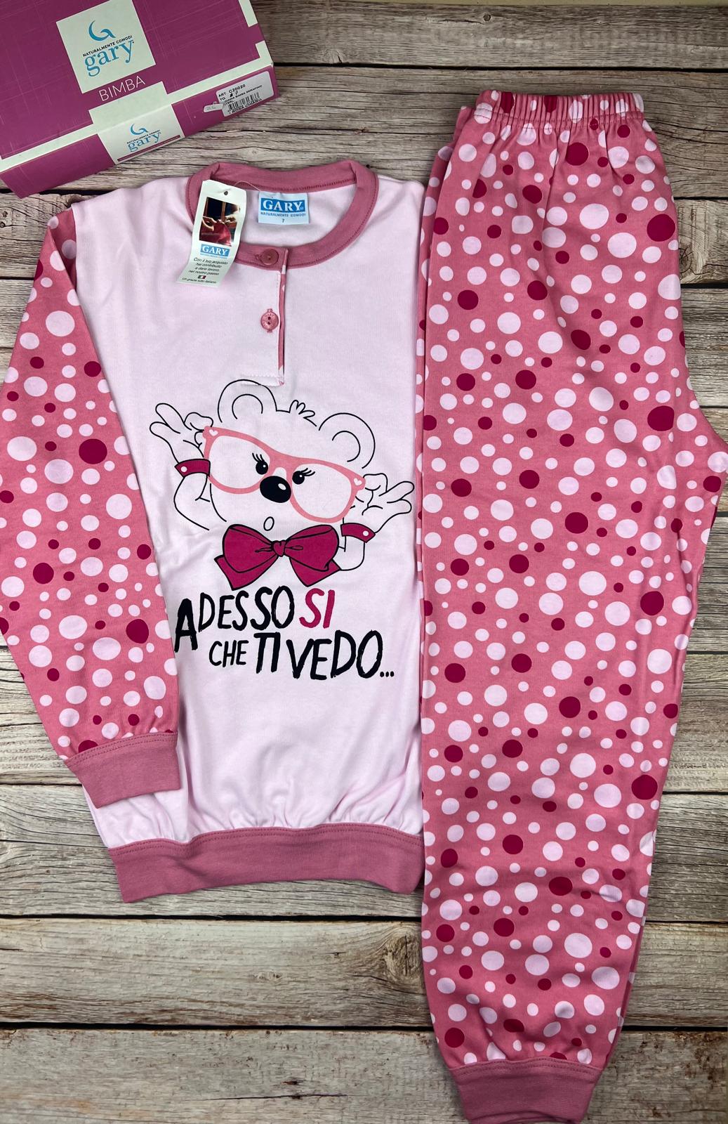 Pigiama manica lunga e pantaloni