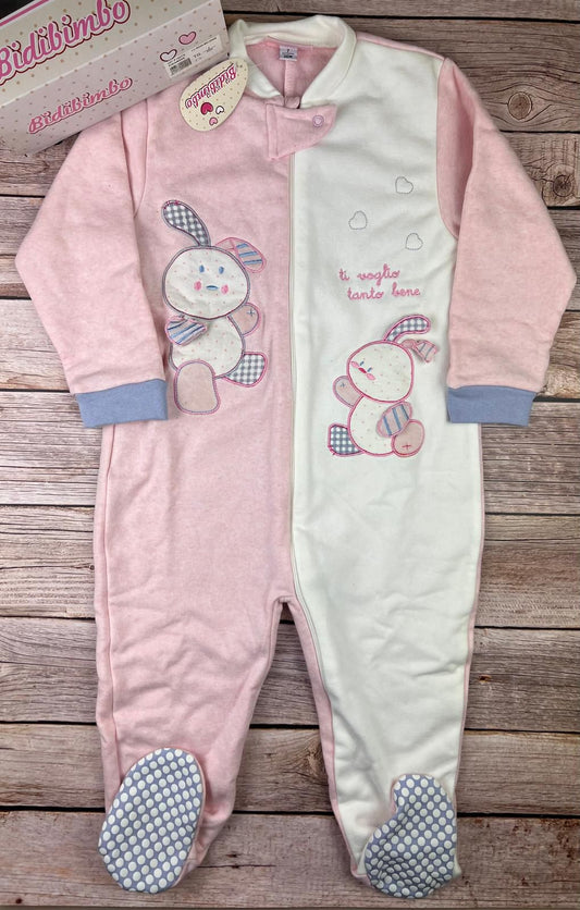 Pigiama intero chiusura con cerniera