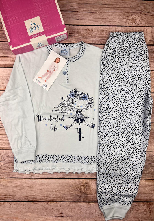 Pigiama manica lunga e pantaloni