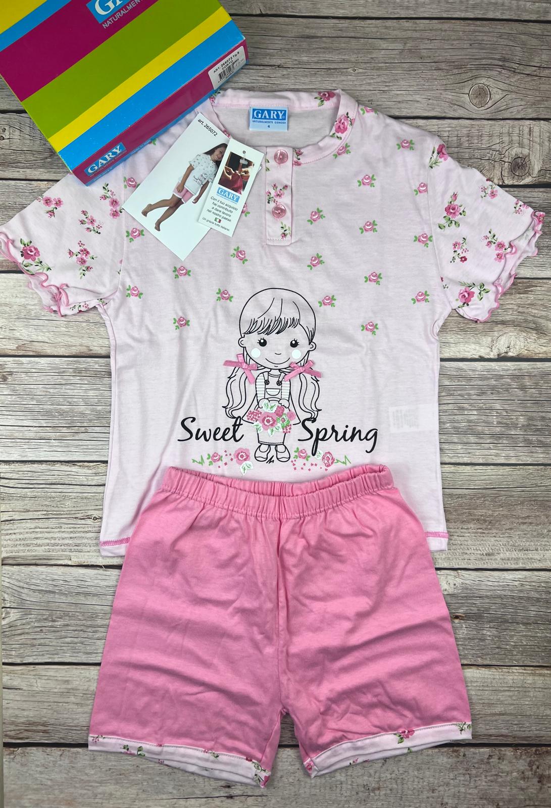 Pigiama manica corta e pantaloncino