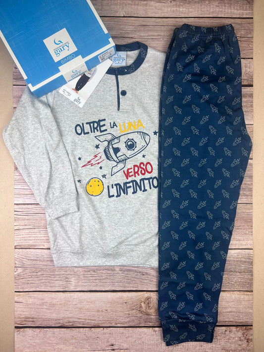 Pigiama manica lunga e pantaloni