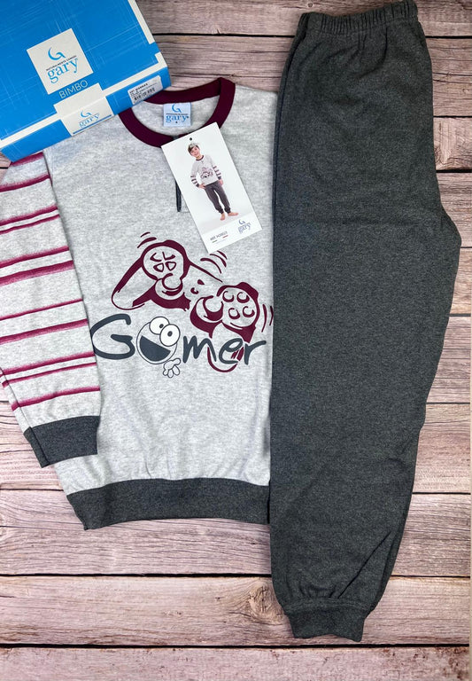 Pigiama manica lunga e pantaloni