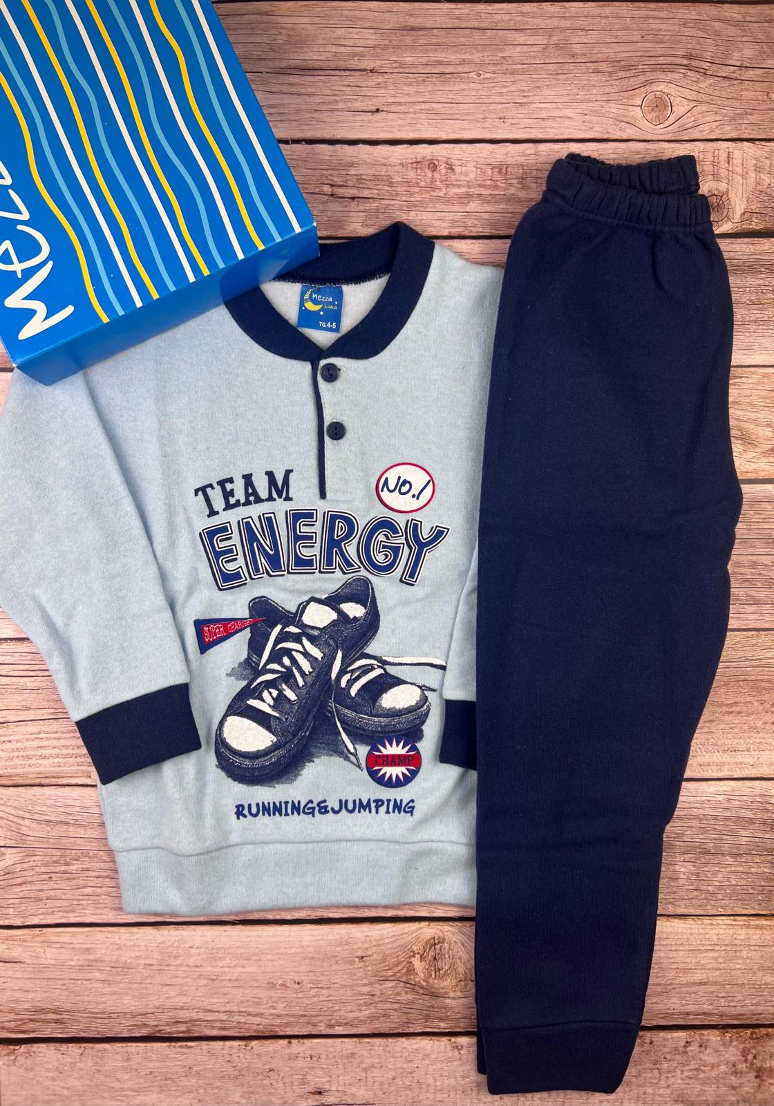 Pigiama manica lunga e pantaloni