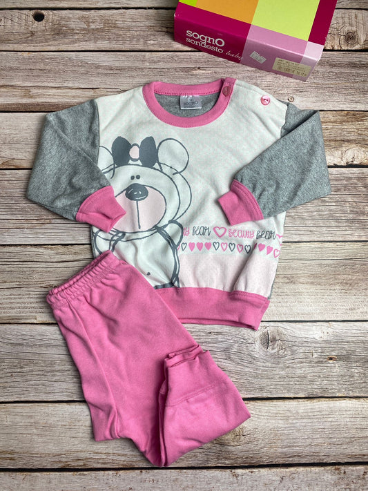 Pigiama manica lunga e pantaloni