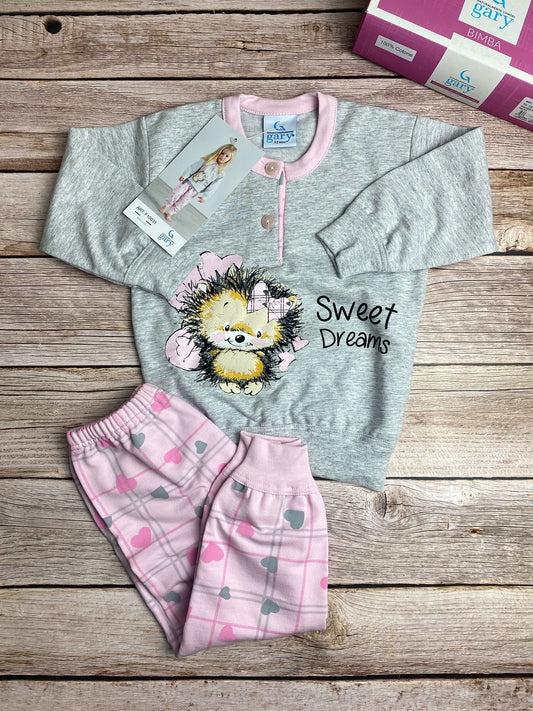 Pigiama manica lunga e pantaloni