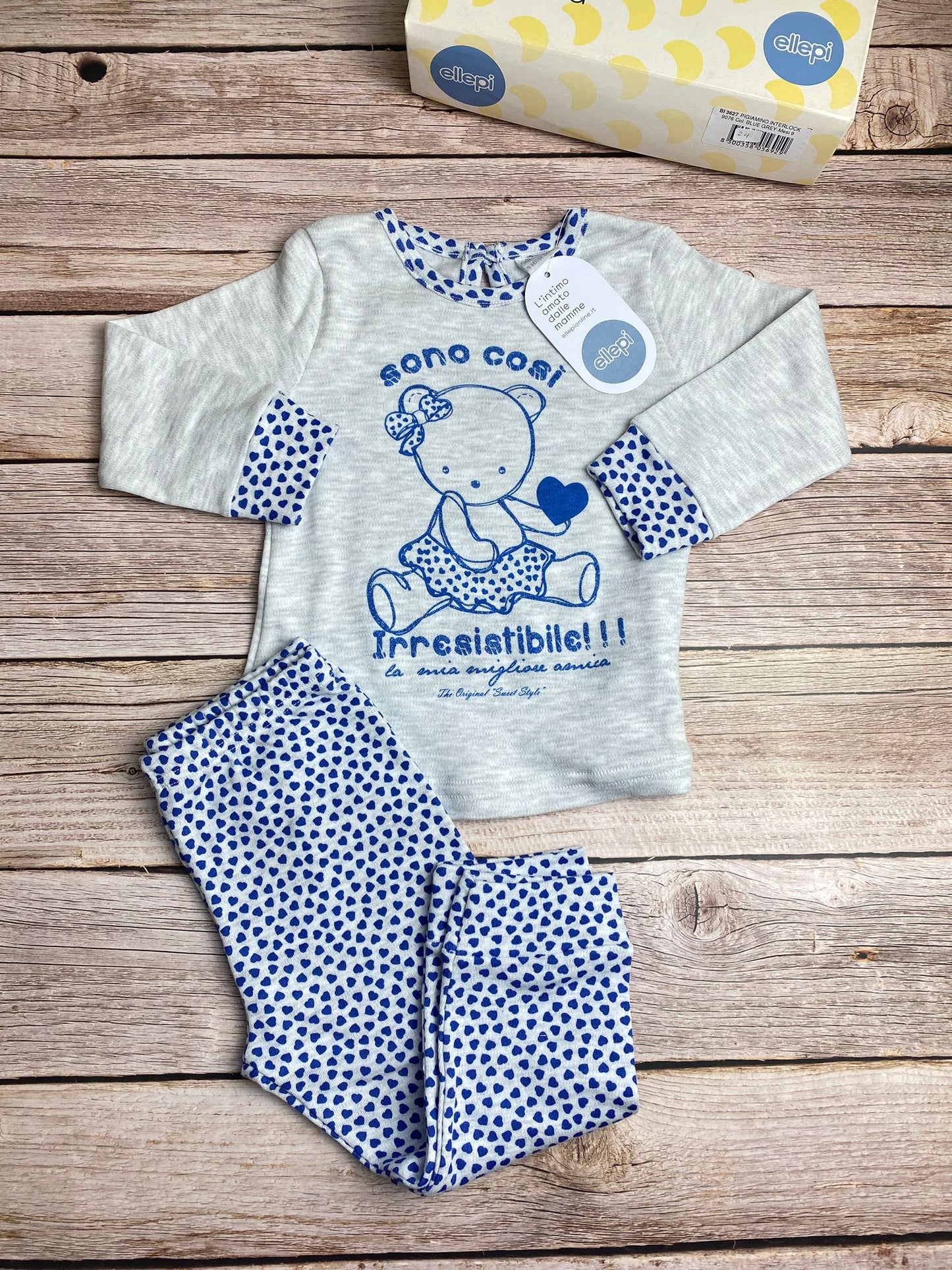 Pigiama manica lunga e pantaloni